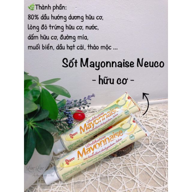 Sốt mayonnaise hữu cơ Byodo 100ml cho bé ăn dặm từ 12 tháng tuổi