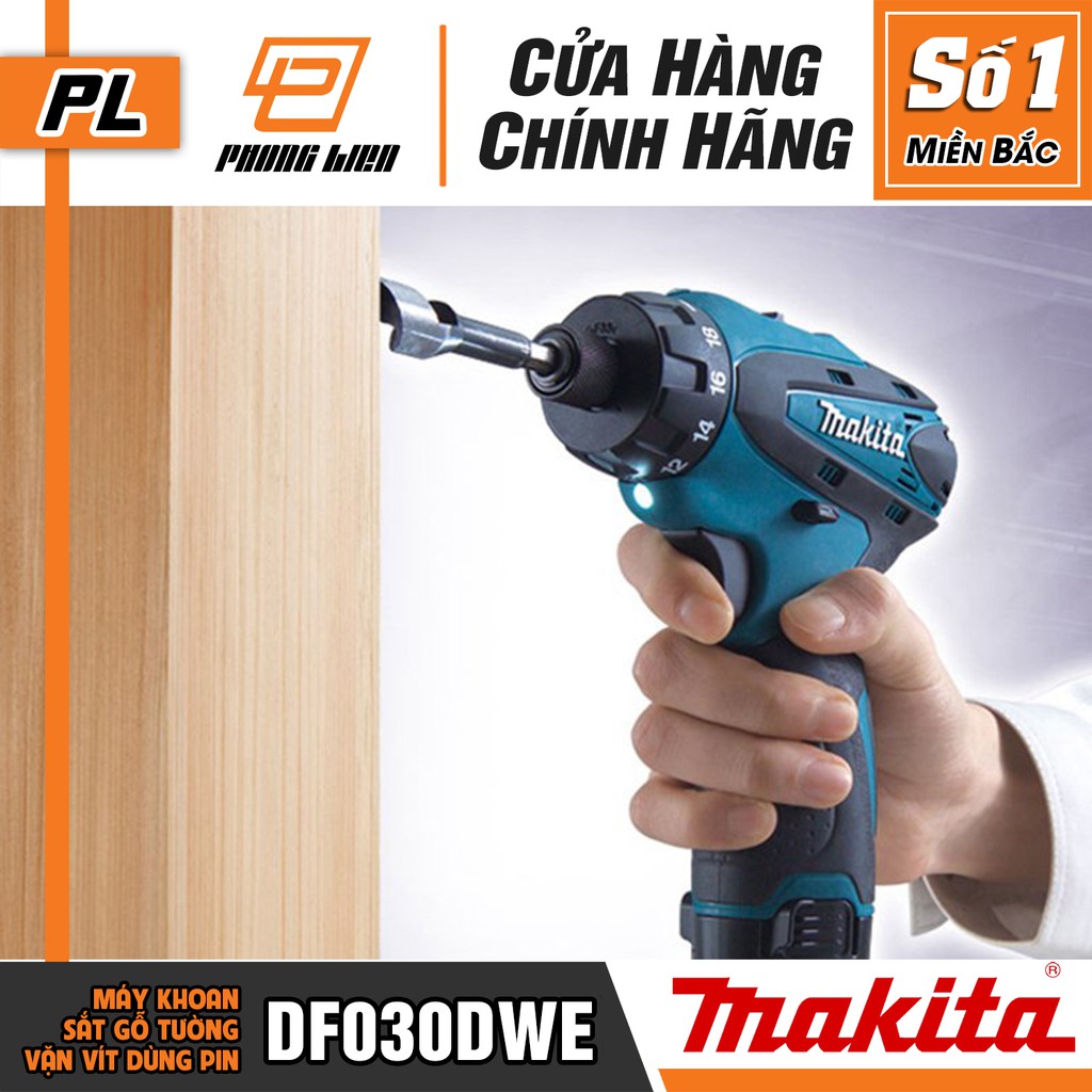 Máy Khoan Bắt Vít Makita DF030DWE  - Hàng Chính Hãng