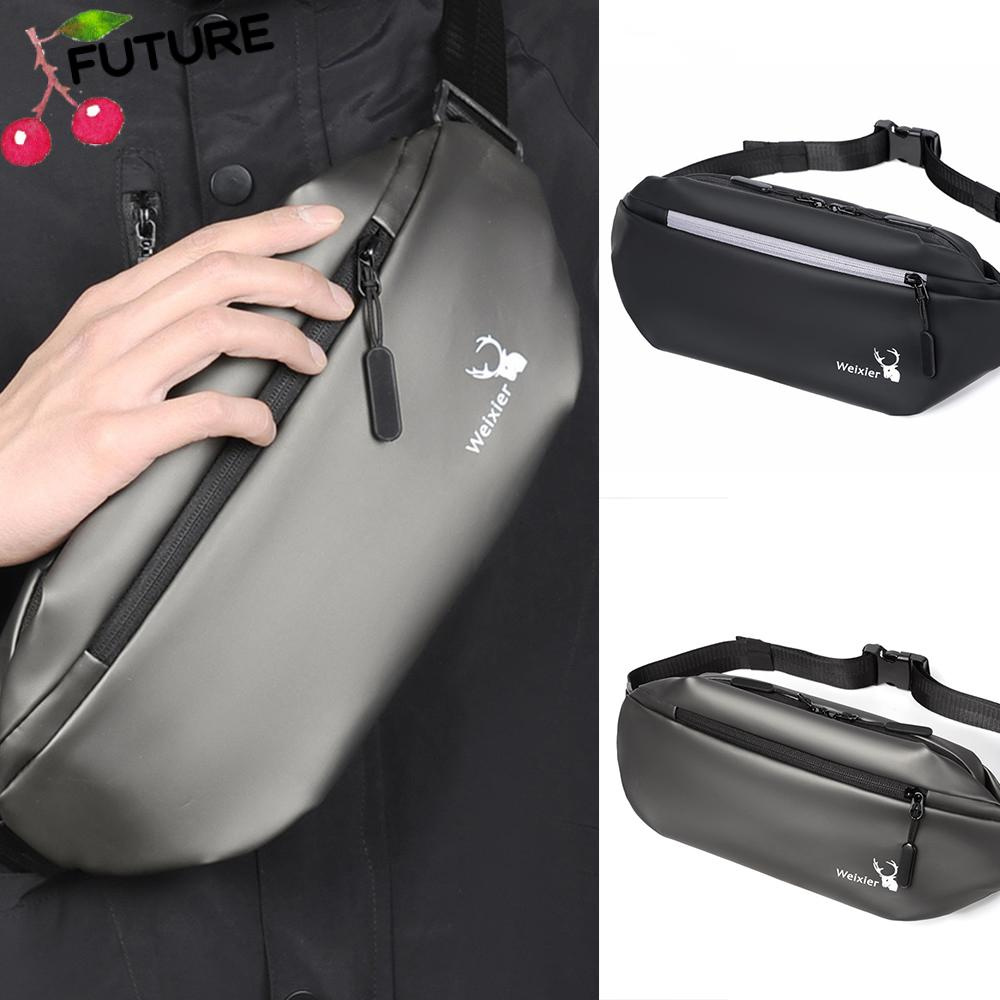 🎈FUTURE🎈 Large Capacity Waist Bag Waterproof Wallet Chest Bag Travel Cycling Men Running Outdoor Anti-Theft Sport/Multicolor