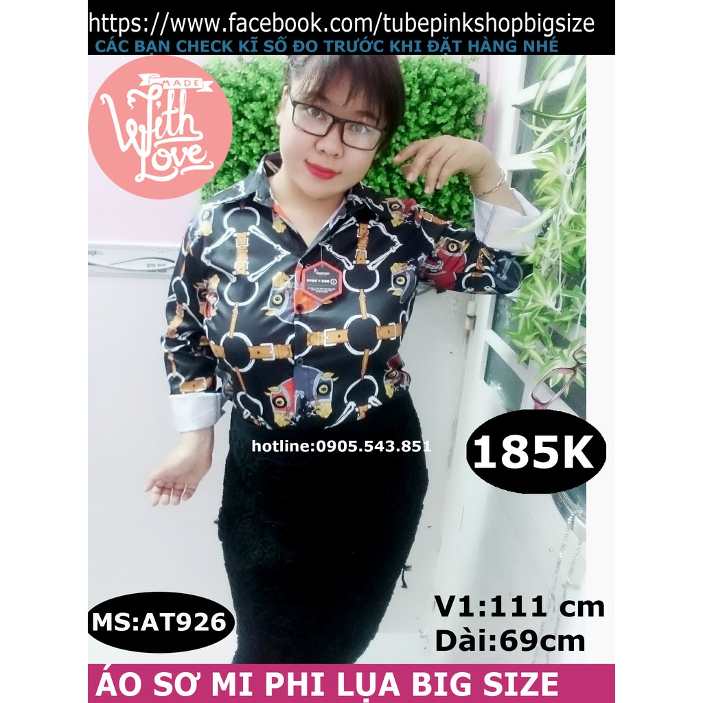 sơ mi phi lụa bigsize NAM NỮ