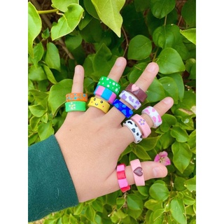 nhẫn clayring chunky rings ( nhẫn đất sét )