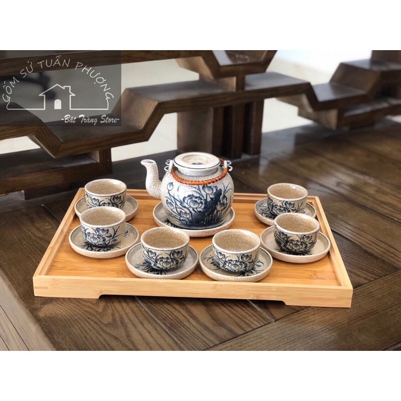 Lẻ chén, đĩa, ấm , nắp hàng men rạn