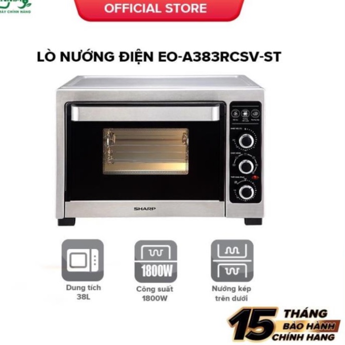 Lò Nướng Điện Sharp EO-A383RCSV-ST 38L