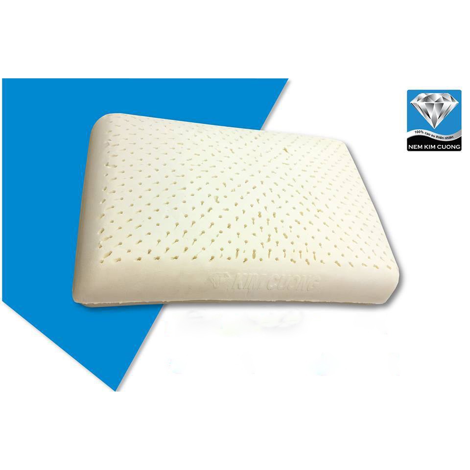 Gối Cao Su Oval Kim Cương 40x60x12