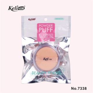 Bông mút tán Cushion phấn nước Keli kèm hộp đựng