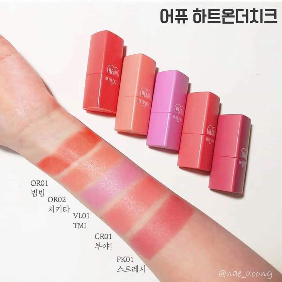 MÁ HỒNG A'PIEU HEART ON THE CHEEK | BigBuy360 - bigbuy360.vn