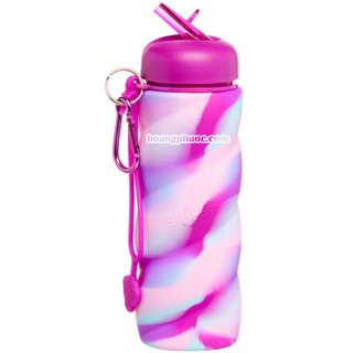 Bình nước Smiggle 550ml - Silicone Twisty