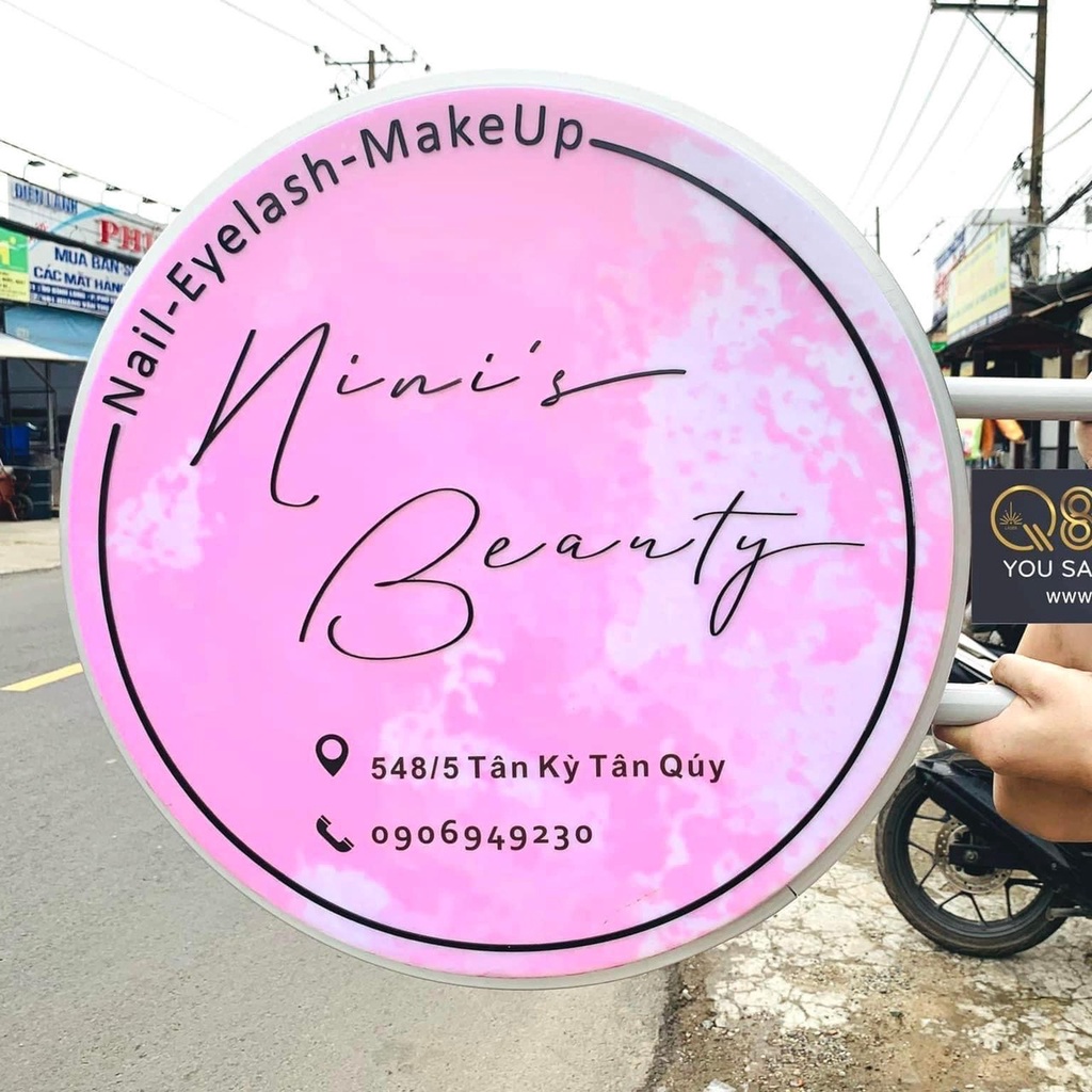 Hộp Đèn Vẫy - Biển Hiệu Tròn - Hộp Đèn Mica - Bảng Hiệu Đèn - Bảng Tên Shop