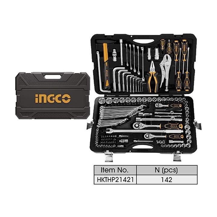 Bộ đồ nghề cầm tay 142 chi tiết INGCO HKTHP21421