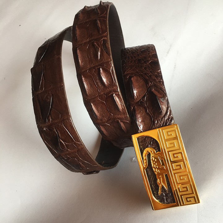 Dây nịt nam Thắt Lưng da Doanh Nhân Da cá sấu Thật 2 Lớp thời trang | BigBuy360 - bigbuy360.vn