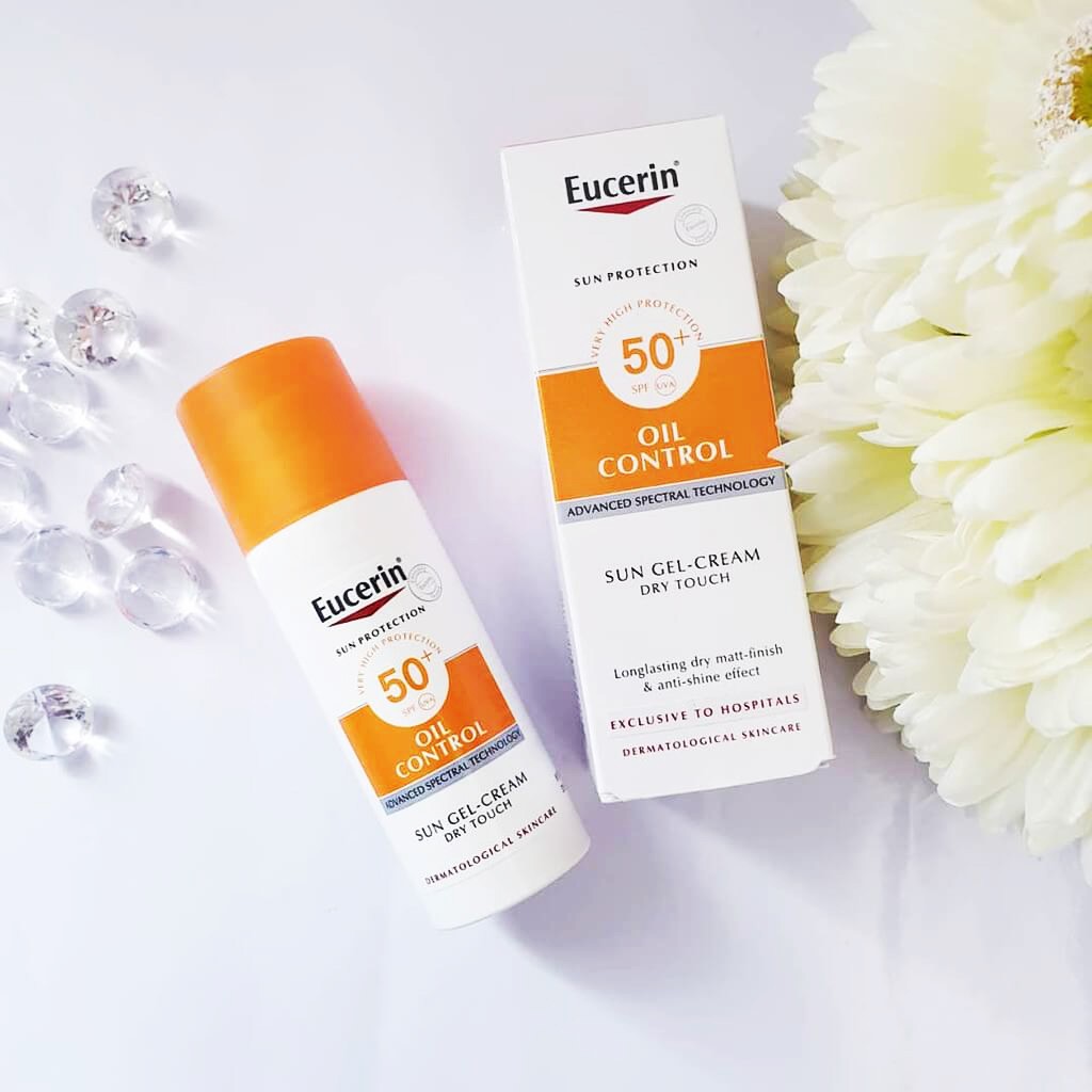 Kem chống nắng Eucerin Sun Gel-Cream Dry Touch Oil Control SPF50+