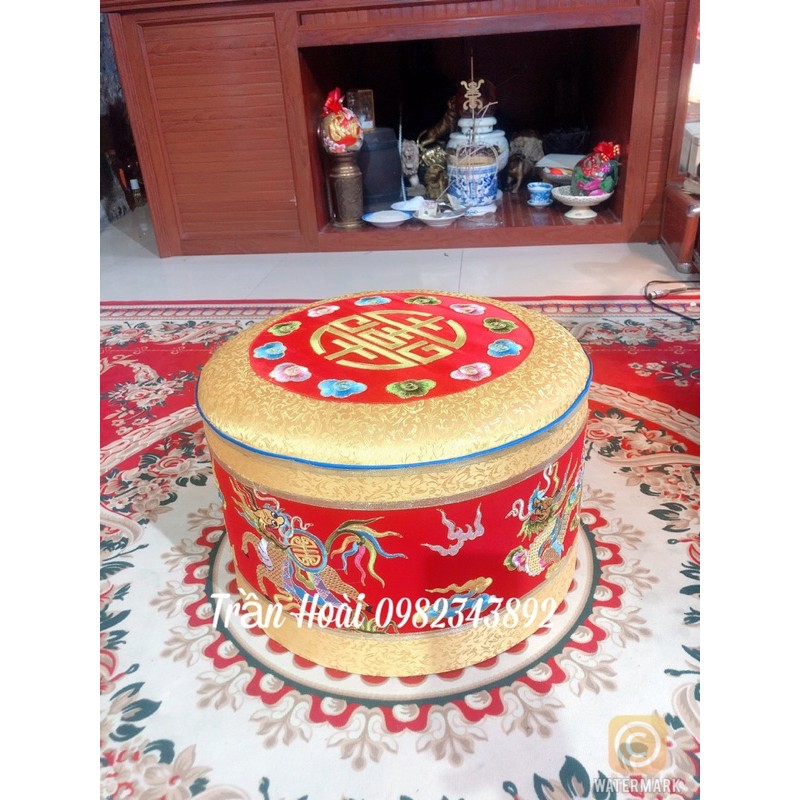 Phụ Kiện hầu Đồng - Đôn Hầu , Gối vỗ hầu đồng hàng gấm đẹp | BigBuy360 - bigbuy360.vn