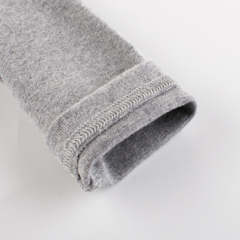 Áo giữ nhiệt bé trai Bunnykids áo dài tay cổ lọ cho bé thêu hình vương miện chất cotton