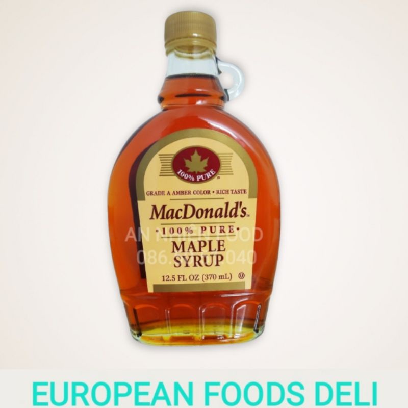 Maple Syrup Siro lá phong nguyên chất Macdonalds 370M