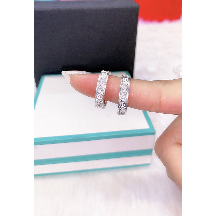 Nhẫn bạc ta Carter nạm đá,Nhẫn Catie bạc ta gắn đá cao cấp-Minh Tâm Jewelry