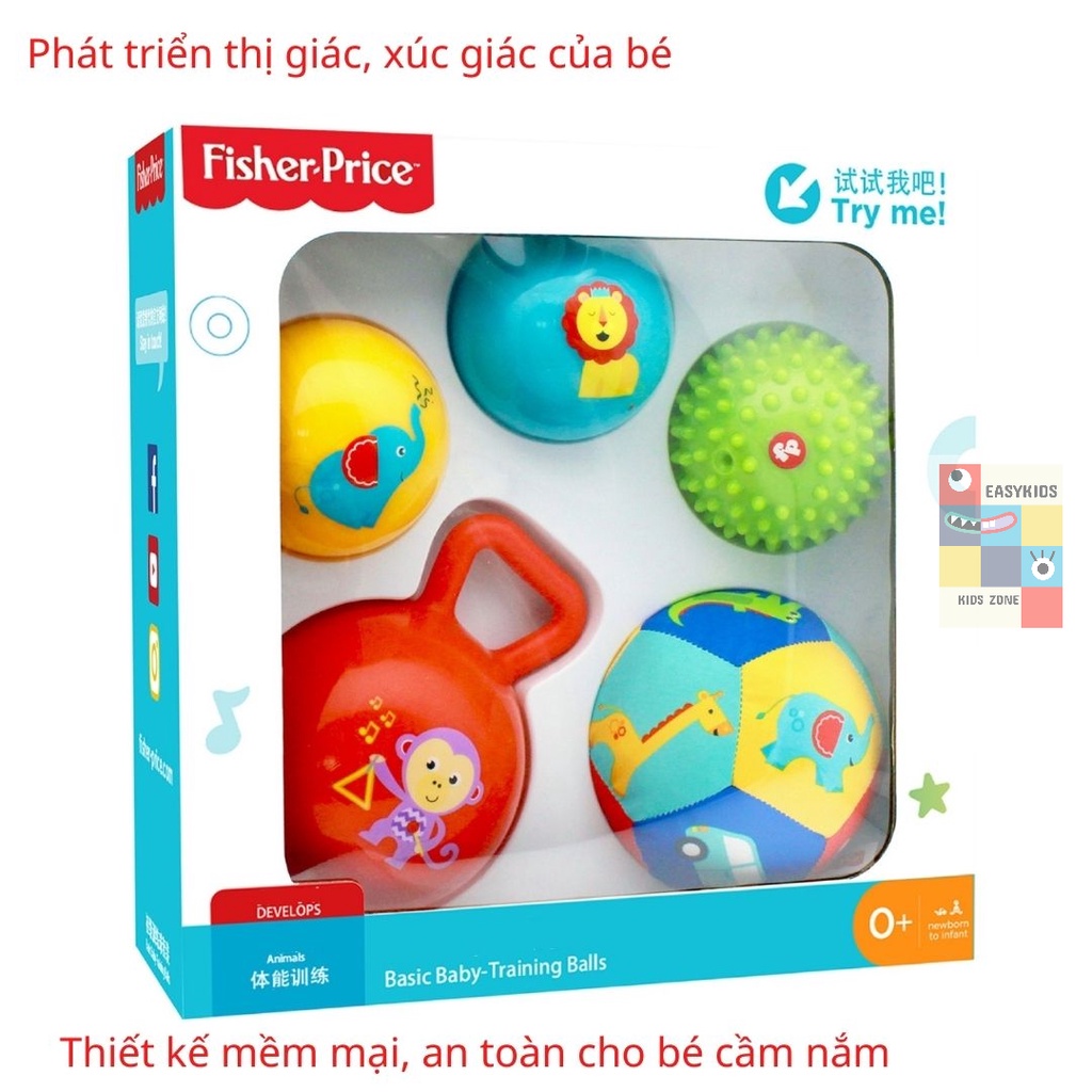 Đồ Chơi Bóp Tay Nhiều Màu Sắc, Đồ chơi cho trẻ 1-3 tuổi Chút Chít Fisher Price Cao Cấp