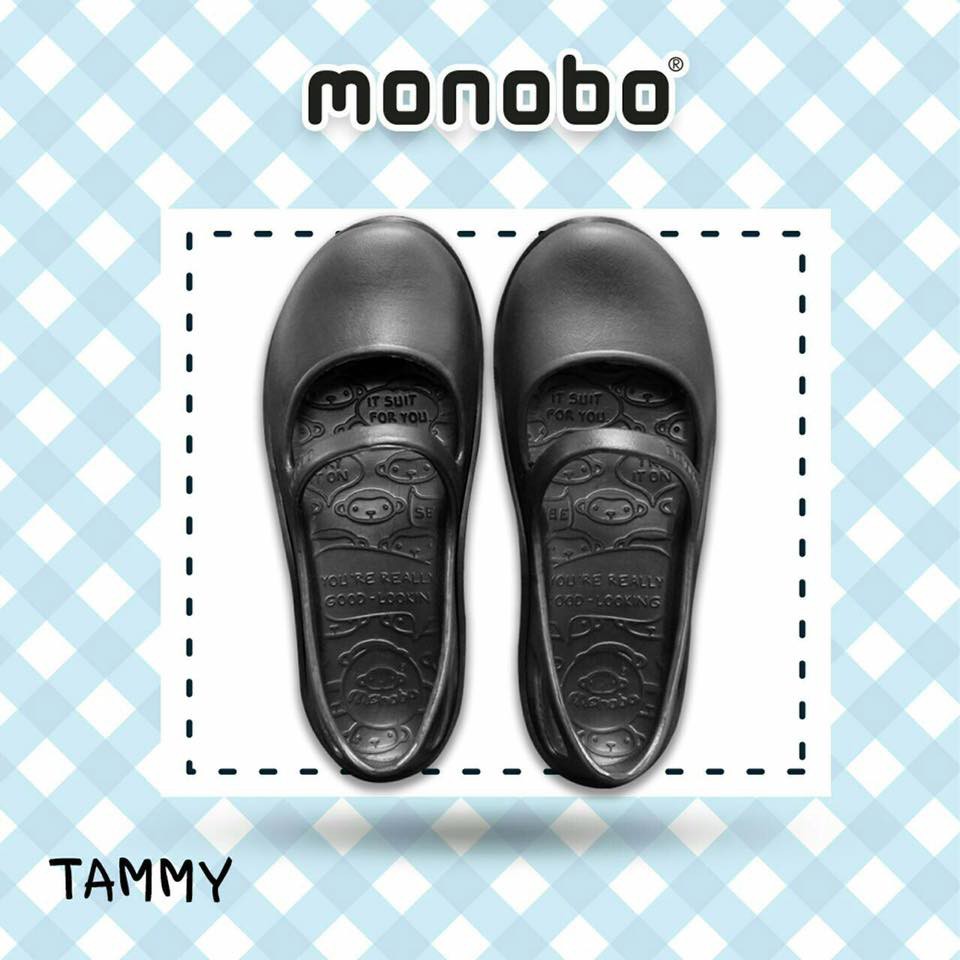 Giày nhựa đúc Thái Lan Nữ  MONOBO - TAMMY - đen