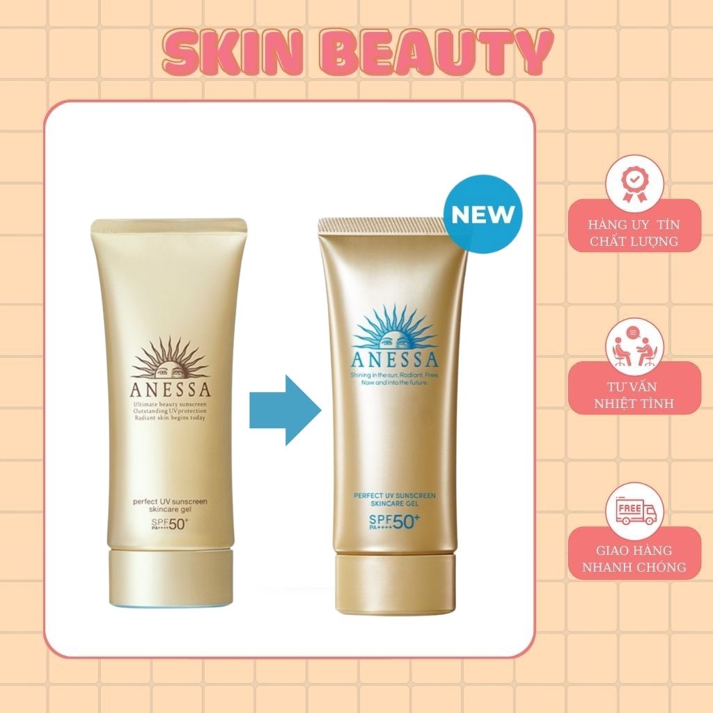 Gel Chống Nắng Anessa Dưỡng Ẩm Bảo Vệ Hoàn Hảo Perfect UV SPF50+ PA++++ 90g