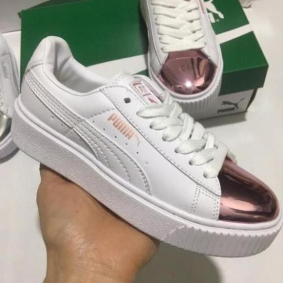 New | Full Size| Giày thể thao Puma mũi Bạc Hồng Vàng Cao Cấp New NEW . 👟 . ️🥇 . NEW ✫ siêu phẩm 1212 * ۶ ↺ . ! -