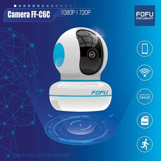 (Siêu Hot) Camera Wifi IP C6C 720p Xoay 360 độ -Đàm Thoại- Camera Trong nhà Không Dây ( BH 2 năm)