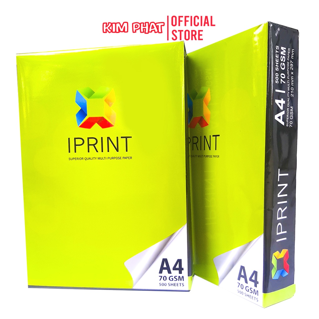 GIấy in Photo A4 IPRINT Thái Lan 70GSM 500 Tờ