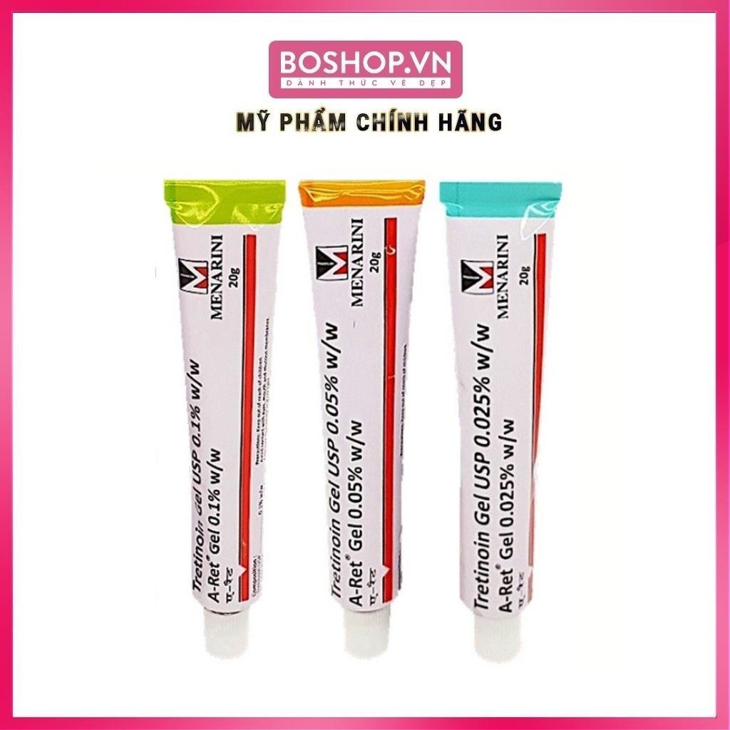 Gel Tretinoin Menarini USP Giảm Mụn, Mờ Thâm Chống Lão Hoá 20g