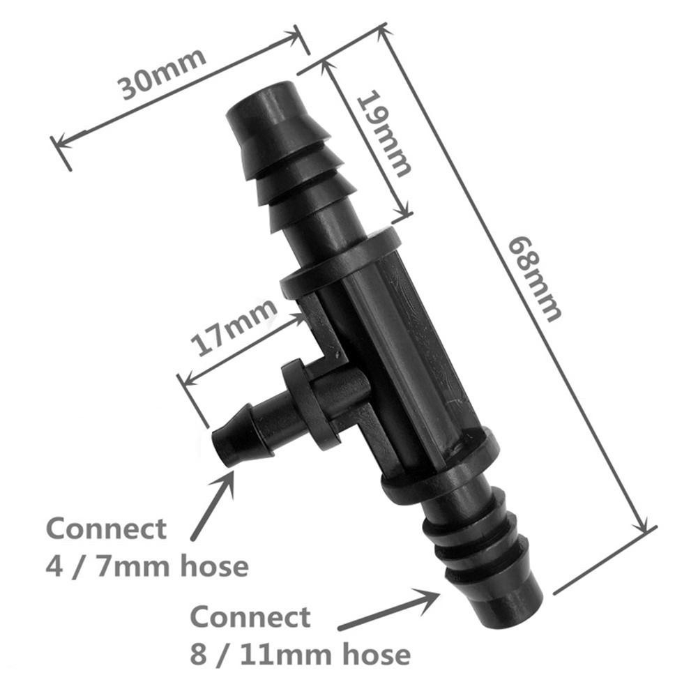 Tê chia cho ống Φ811 912 mm ra 4/7 TE812.47A, T chia 3 cho ống PE, LDPE, HDPE, PVC 8/11 9/12 ra 4/7