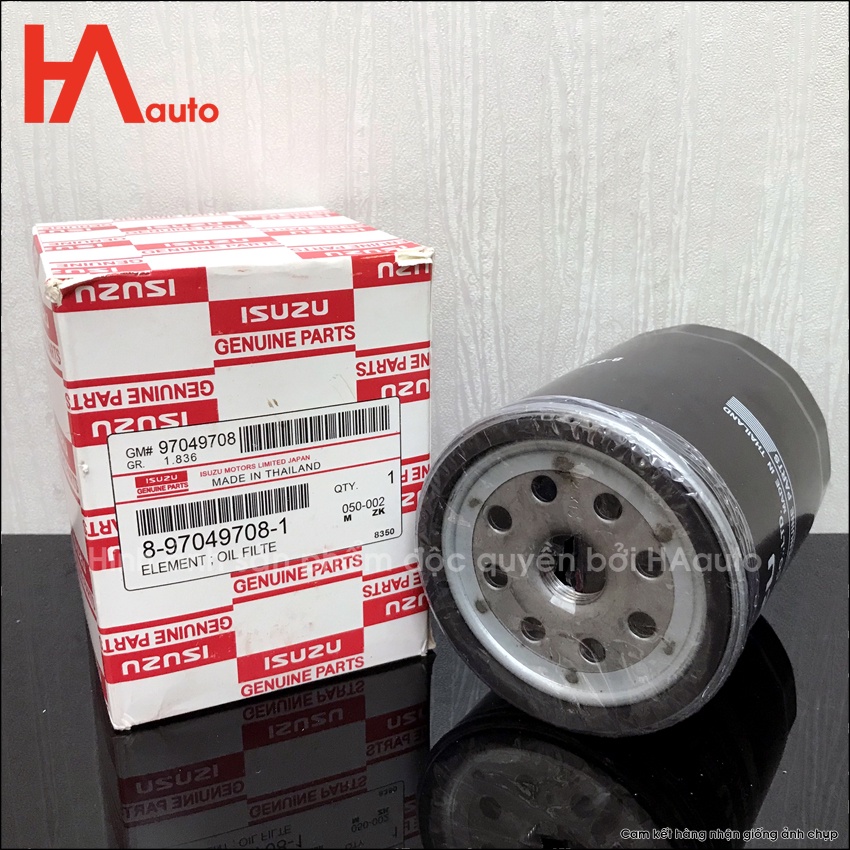 Lọc dầu nhớt Isuzu Hilander / EFL / EFL 150 / EFL 250 / Truck. Mã phụ tùng 8-97049708-1