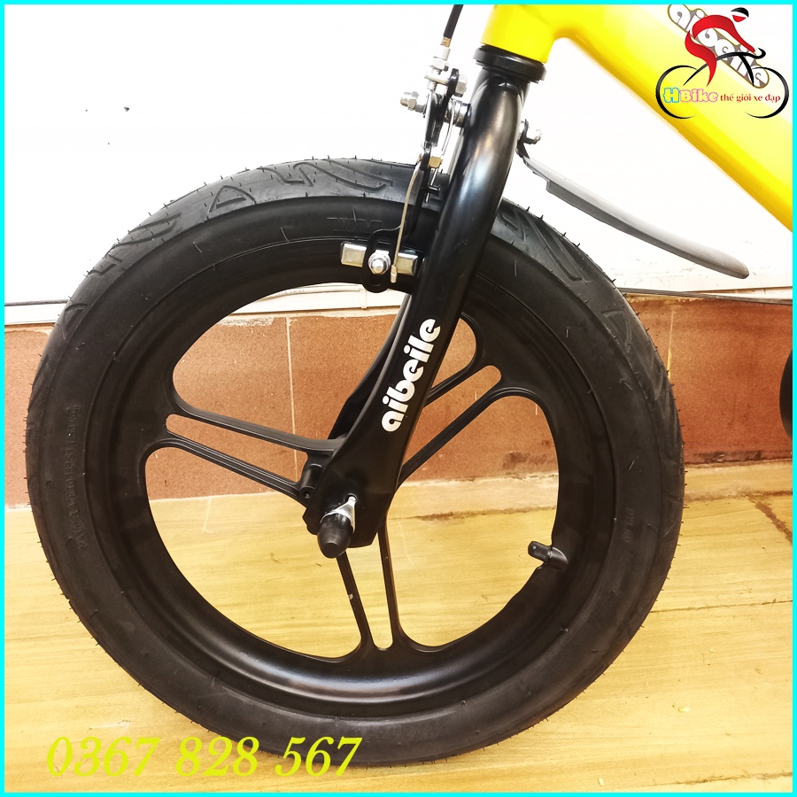 Xe Đạp Trẻ Em Vành Đúc, Khung hợp kim Magie AiBeiLe Siêu Nhẹ, Thời Trang Và Siêu Khỏe Khoắn.