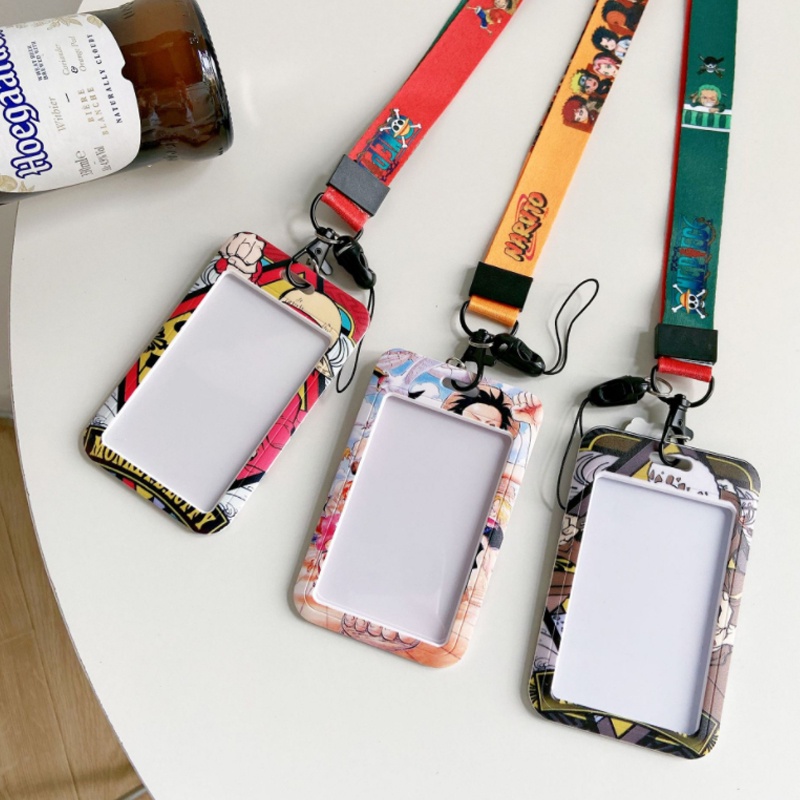 Dây Đeo Thẻ ID / Thẻ ID Họa Tiết Hoạt Hình One Piece Dễ Thương