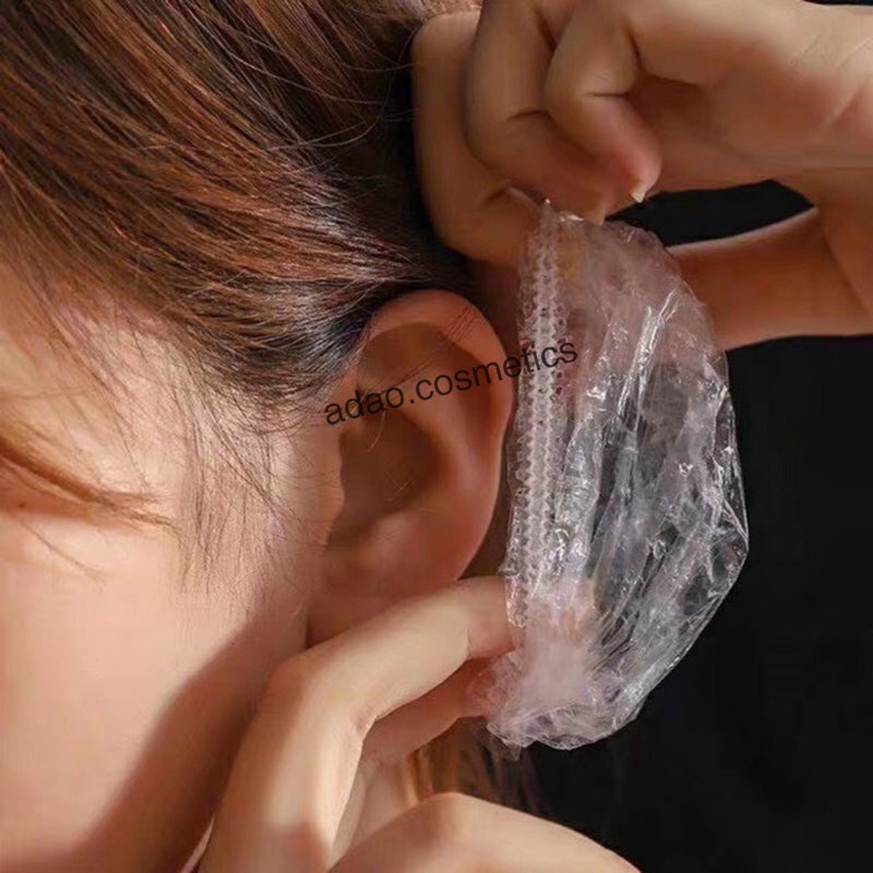 Trùm bịt tai chống nước bảo vệ tai khi nhuộm tóc | Nút bịt tai chống nước co giãn