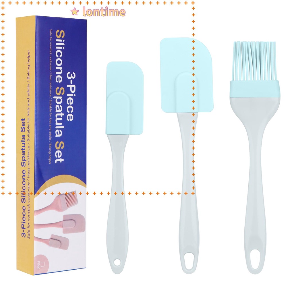 Set 3 Cọ Silicone Phết Bơ / Kem Làm Bánh Tiện Dụng