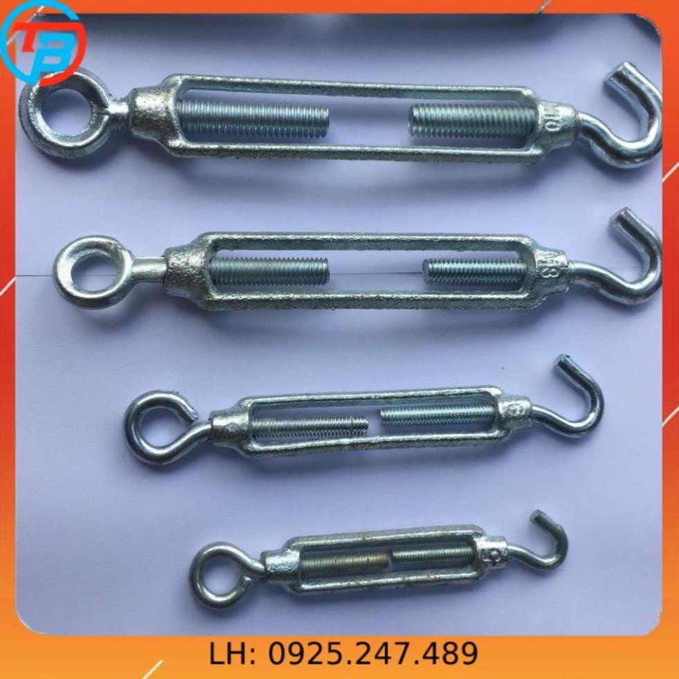 Tăng đơ thép mạ dùng để tăng dây cáp, dây phơi và chằng chống cột kèo