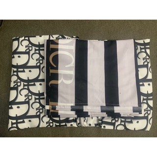 BỘ COTTON POLY DIOR KẺ