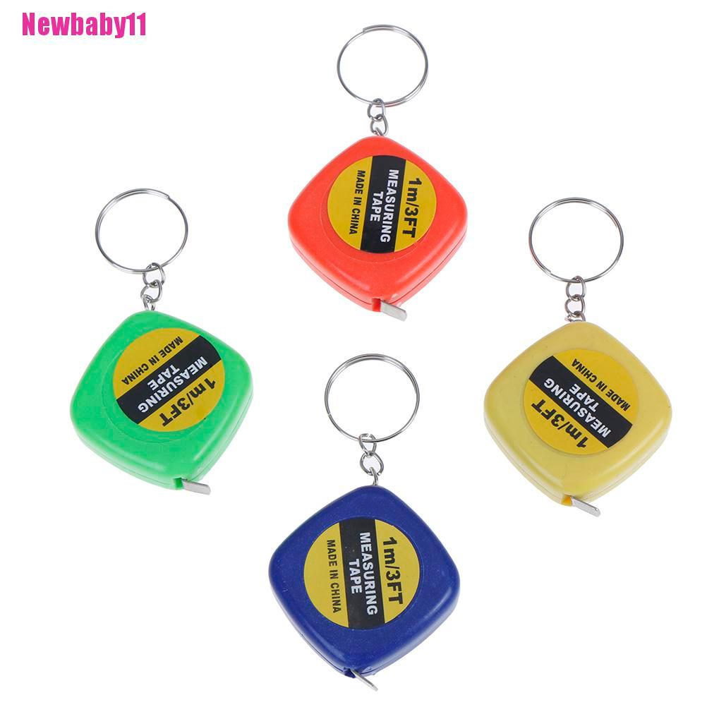 1 Móc Khóa Mini Có Thước Dây Rút Thu Gọn Dễ Dàng Đo Lường [BABY11]