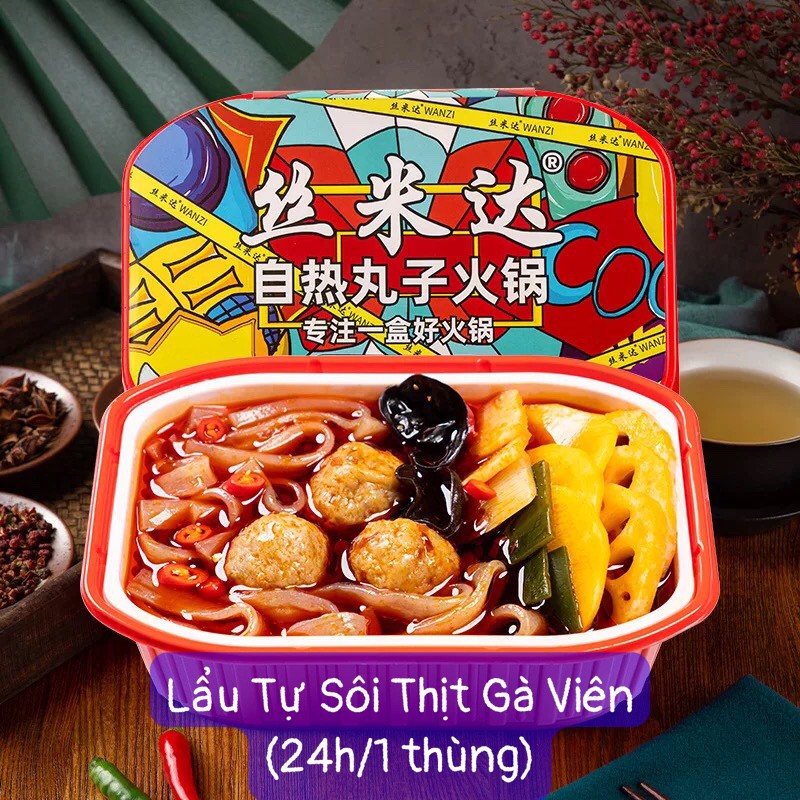 (Hàng Sẵn) Lẩu Tự Sôi Các Loại Ăn Liền - 300g