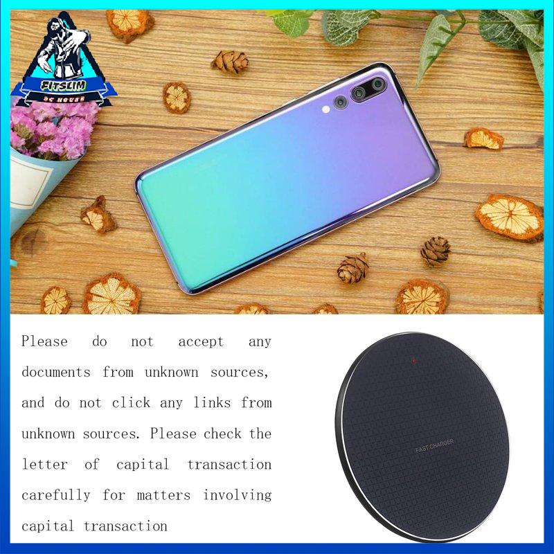 [Fitslim]10W Fast Wireless Charger For IP11 X Xs Max Xr Quick Charge 3.0 Qi
