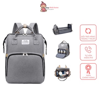 Balo Bỉm Sữa 2in1 Kiêm Nôi Di Động Cao Cấp Sunshine Có Ngăn Giữ Nhiệt Chất Vải Chống Thấm Nước Siêu Bền Tiện Lợi