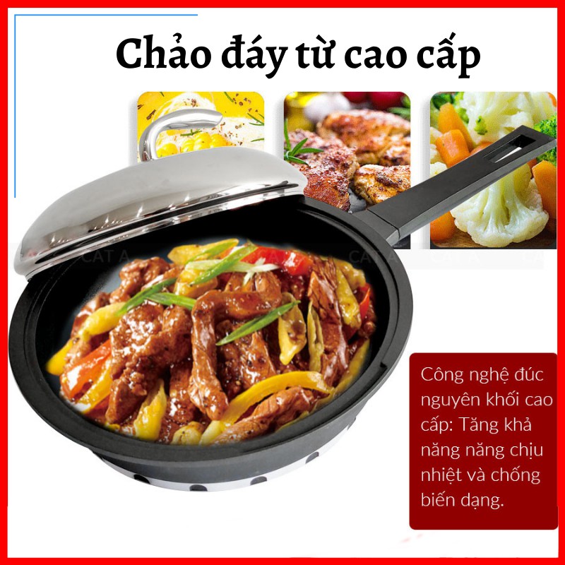 Chảo chống dính đáy từ cao cấp Cát Á TFFP-509-24 TA12