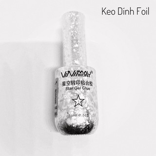 Keo foil liên kết dính Foil trang trí móng