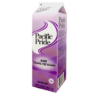 Kem topping pacific pride Rich hộp 1kg