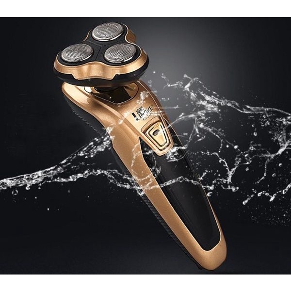 Máy Cạo Râu 3 Trong 1 LINGKE FS3188 Cắt Tóc Cạo Râu Tỉa Lông Mũi - Lưỡi Cạo Thông Minh, Có Cổng Sạc