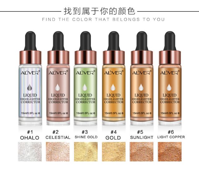 GEL LỎNG NHŨ HIGHLIGHTER BẮT SÁNG ALIVER LIQUID TRẮNG | BigBuy360 - bigbuy360.vn