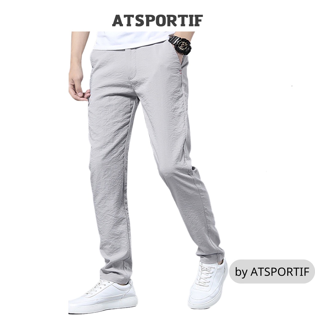 Quần đũi dài nam, quần dài nam chất đũi xước co dãn