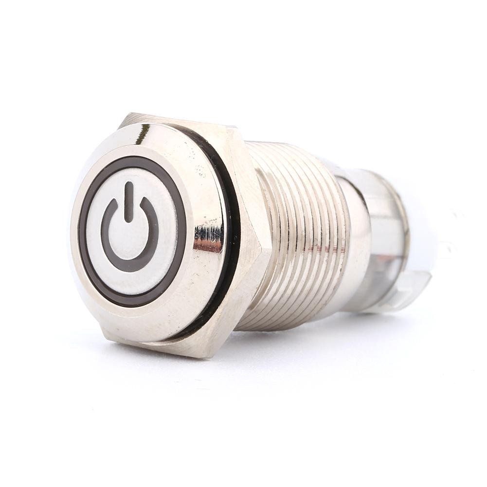 Công tắc ON / OFF có đèn LED 16mm 1NO 1NC loa bluetooth