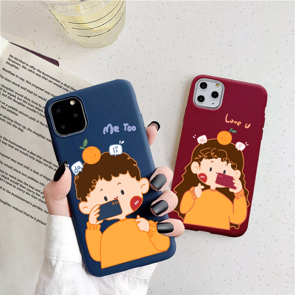 Ốp iphone cặp đôi selfie trơn 6/6s/6plus/6splus/7/8/7plus/8plus/x/xs/xsmax/11/11promax-Awifi Case Q6-6 a272