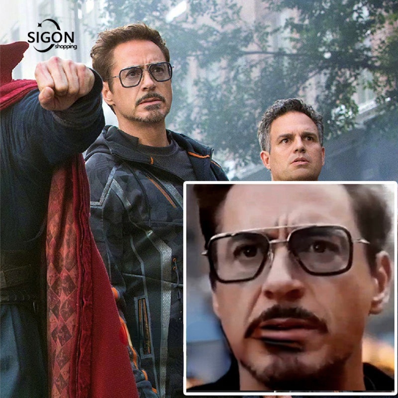 Robert Downey Jr Same Iron Man Kính Râm Mềm Mại Chống Tia Cực Tím Cho Nam Sử Dụng Hàng Ngày Và Ngoài Trời