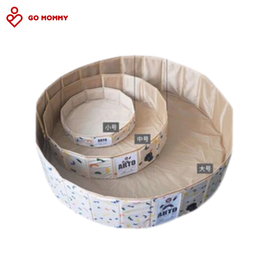 QUÂY BÓNG ĐA NĂNG CHO BÉ - HỒ BƠI CHO BÉ GẤP GỌN KIỂU HÀN GOMMOMMY