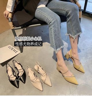 Giày Búp Bê Mũi Nhọn Thời Trang Dành Cho Nữ