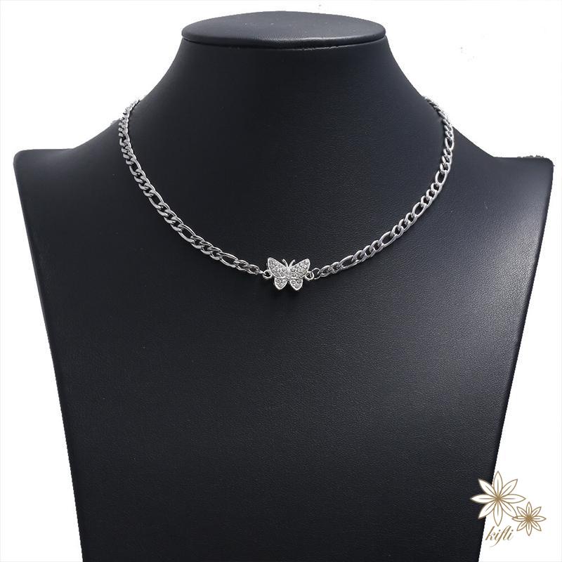Vòng cổ bướm bằng thép titan không phai màu
